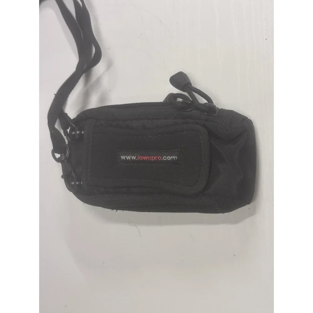 Lowepro Compact Camera Case Black Padded Zip Carrying Pouch w/ Strap